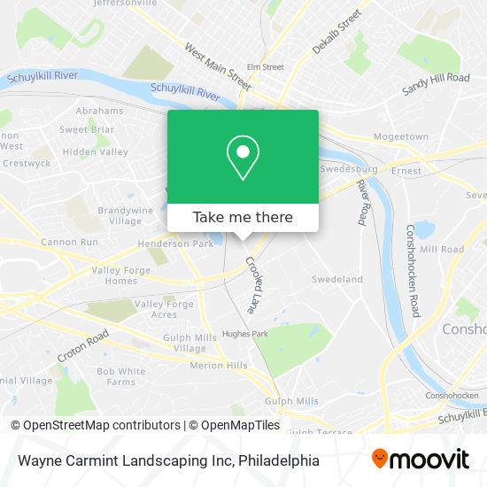 Wayne Carmint Landscaping Inc map