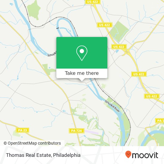 Mapa de Thomas Real Estate