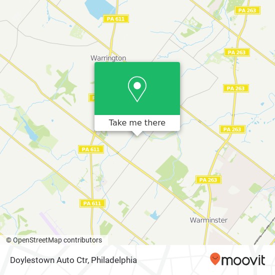 Doylestown Auto Ctr map