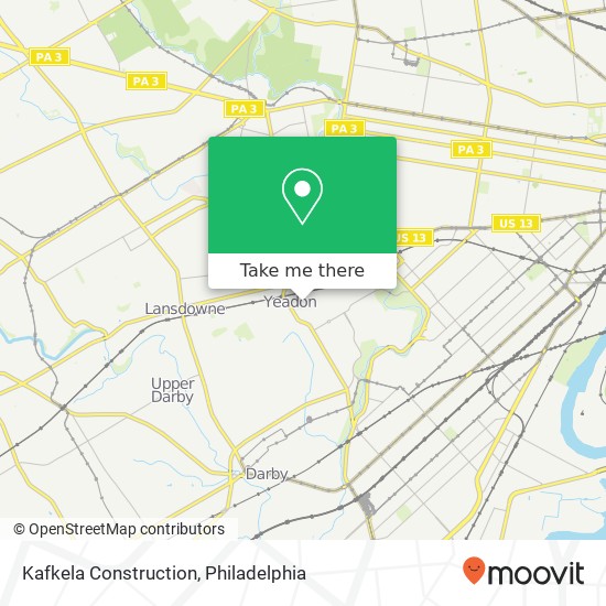 Kafkela Construction map