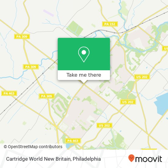 Mapa de Cartridge World New Britain