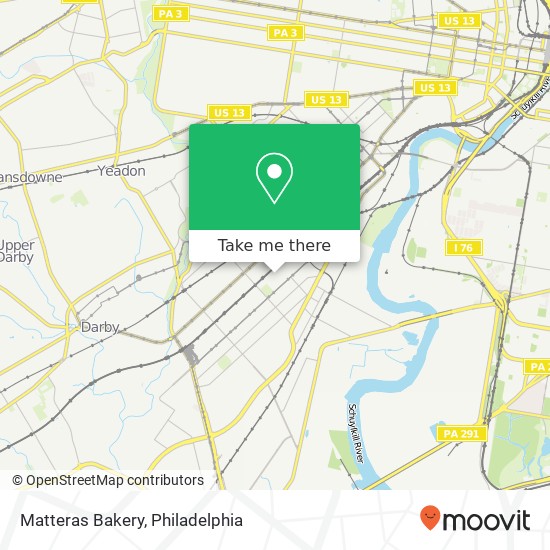 Matteras Bakery map