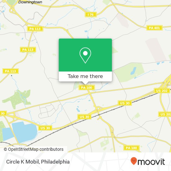 Circle K Mobil map