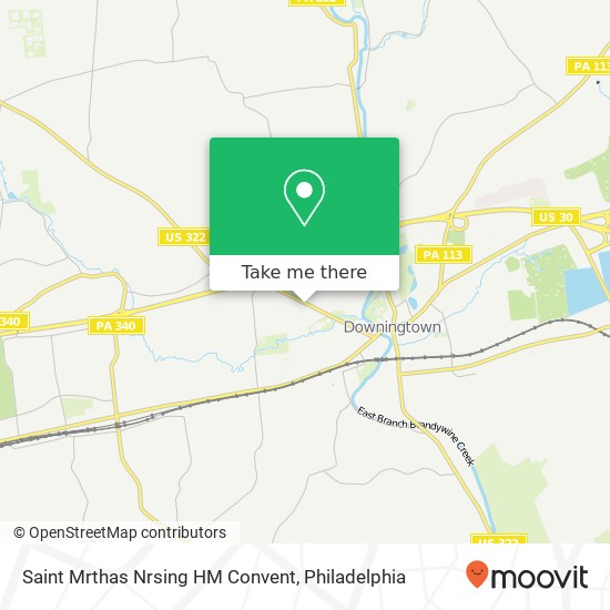 Saint Mrthas Nrsing HM Convent map