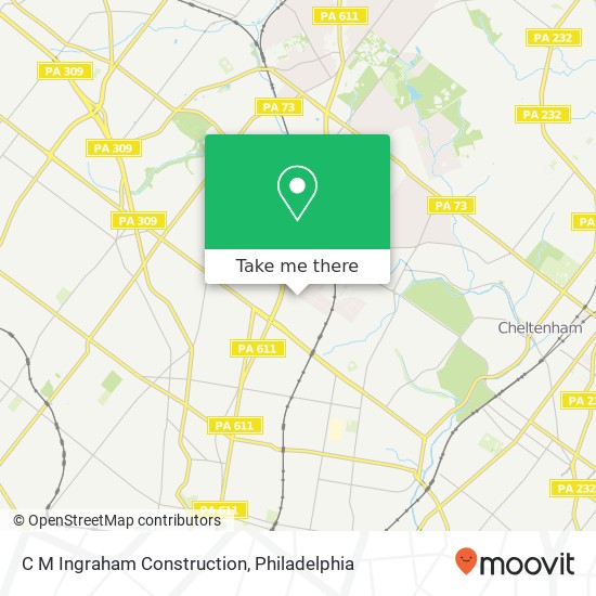 C M Ingraham Construction map