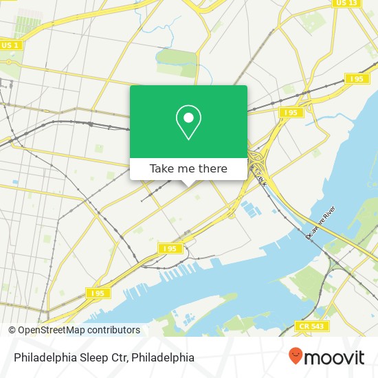 Philadelphia Sleep Ctr map