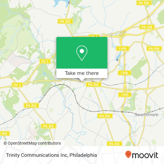 Trinity Communications Inc map