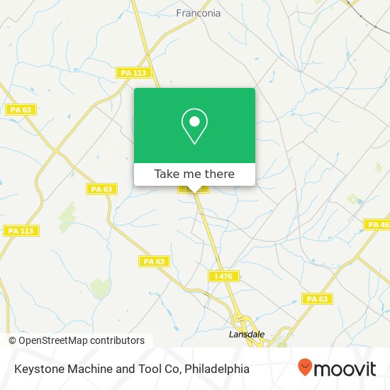 Keystone Machine and Tool Co map