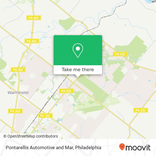 Pontarellis Automotive and Mar map