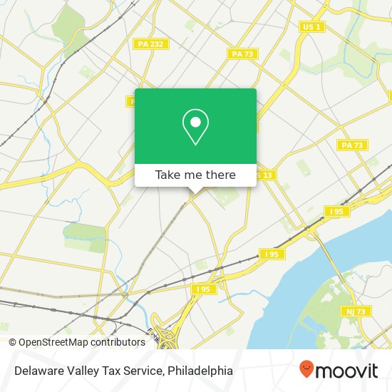 Delaware Valley Tax Service map