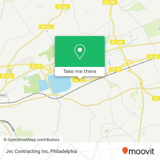 Jvc Contracting Inc map