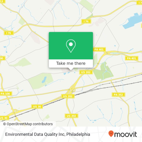 Mapa de Environmental Data Quality Inc