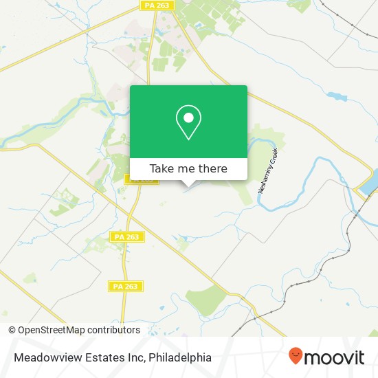 Meadowview Estates Inc map