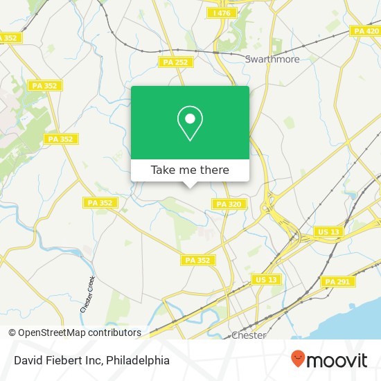 David Fiebert Inc map