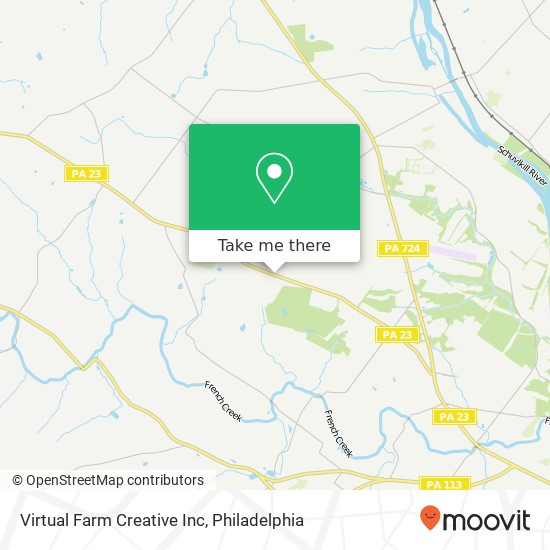 Virtual Farm Creative Inc map