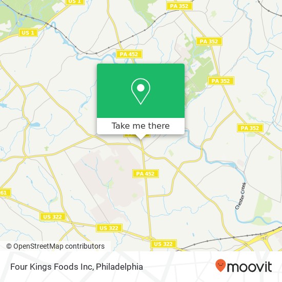 Mapa de Four Kings Foods Inc