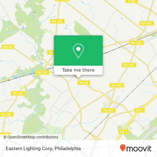 Eastern Lighting Corp map