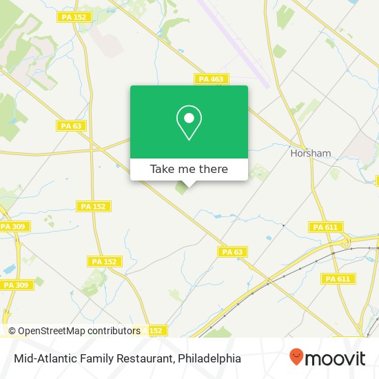 Mapa de Mid-Atlantic Family Restaurant