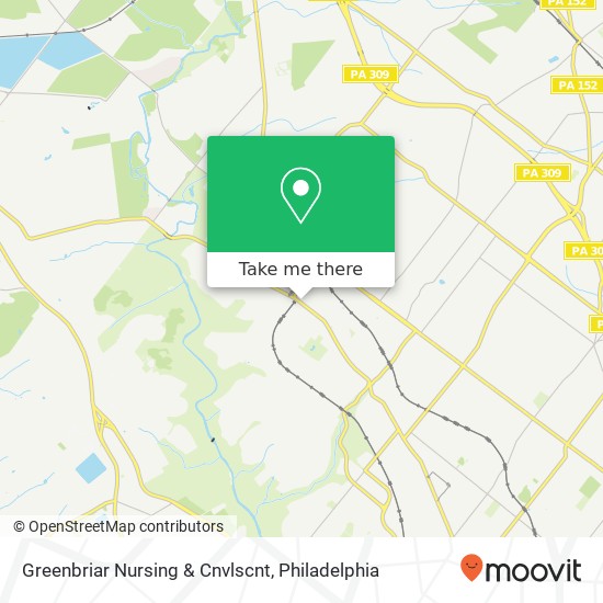 Greenbriar Nursing & Cnvlscnt map