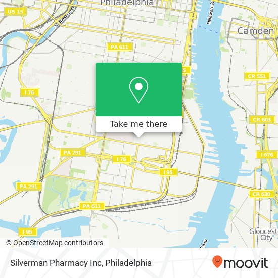 Mapa de Silverman Pharmacy Inc