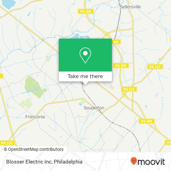 Blosser Electric Inc map