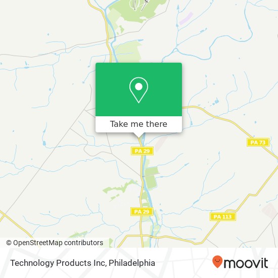 Mapa de Technology Products Inc