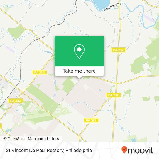 Mapa de St Vincent De Paul Rectory