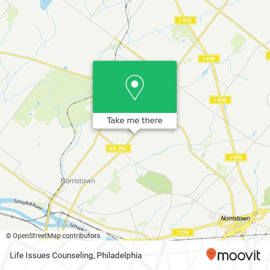 Life Issues Counseling map