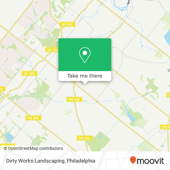 Mapa de Dirty Works Landscaping