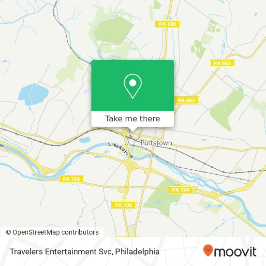 Travelers Entertainment Svc map