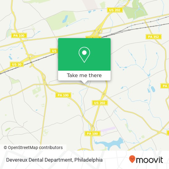 Mapa de Devereux Dental Department
