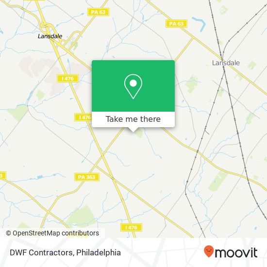 DWF Contractors map