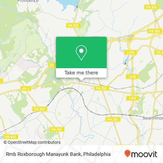 Rmb Roxborough Manayunk Bank map