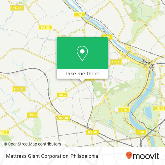 Mapa de Mattress Giant Corporation