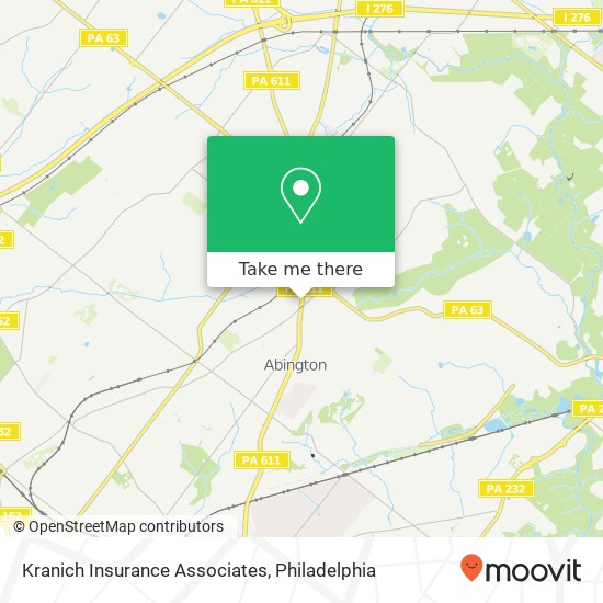 Kranich Insurance Associates map