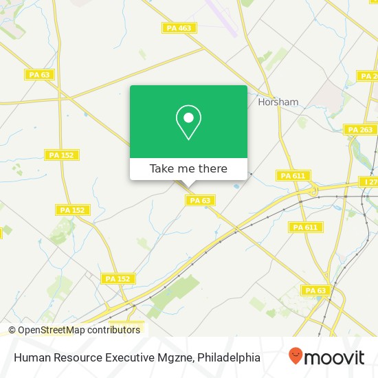 Human Resource Executive Mgzne map