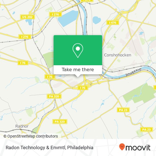 Radon Technology & Envmtl map