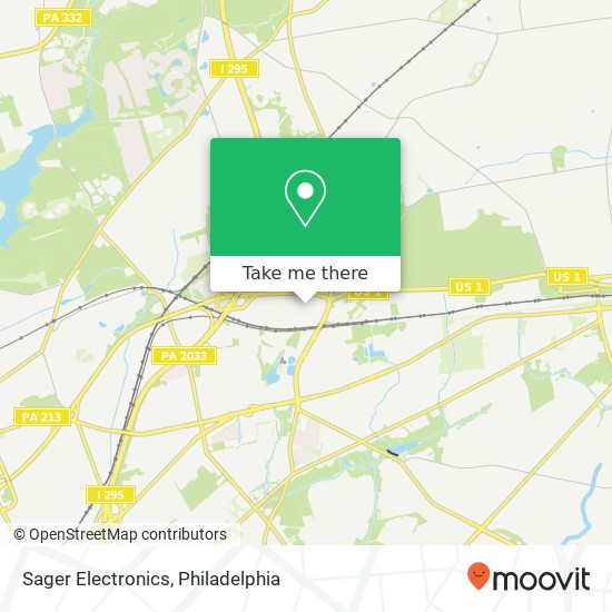 Sager Electronics map