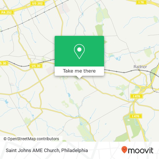 Mapa de Saint Johns AME Church