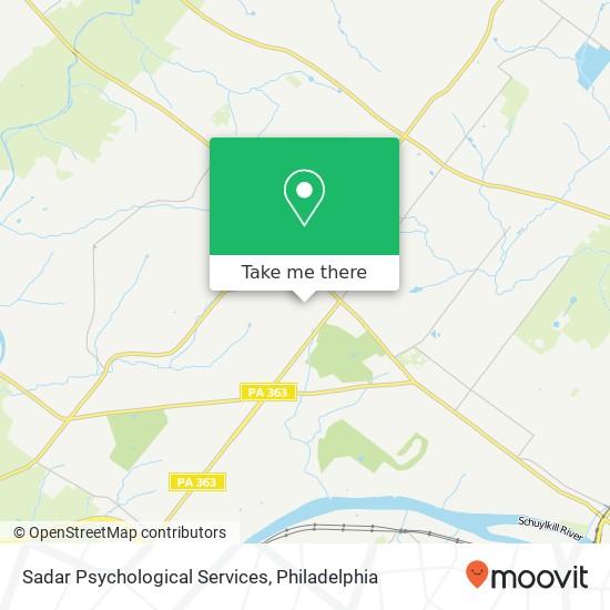 Sadar Psychological Services map