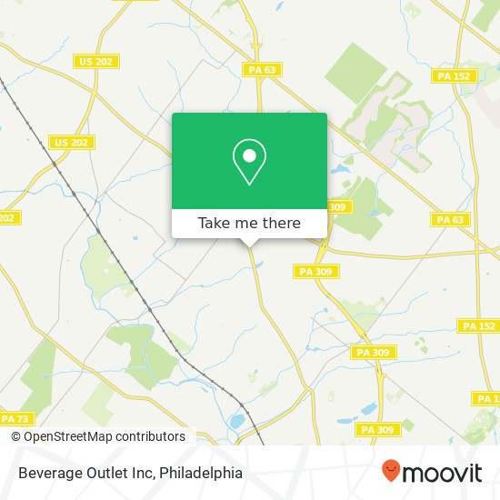 Beverage Outlet Inc map