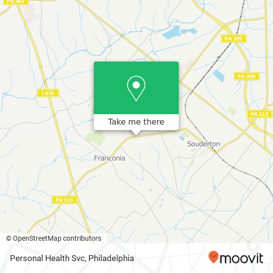 Personal Health Svc map