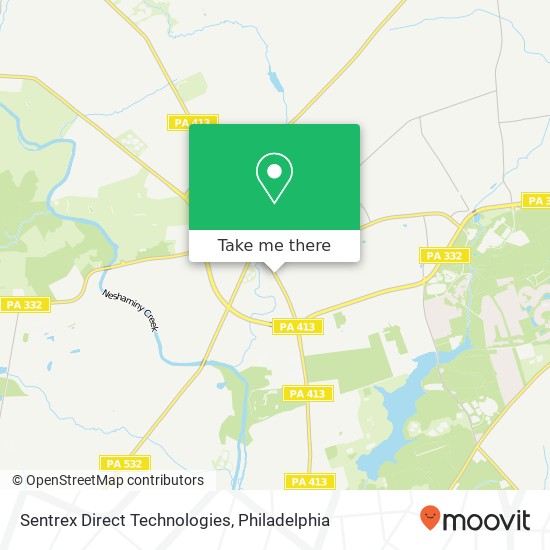 Mapa de Sentrex Direct Technologies