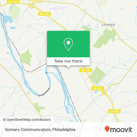 Mapa de Somers Communication