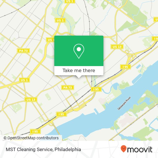 MST Cleaning Service map