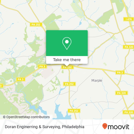 Doran Enginerring & Surveying map