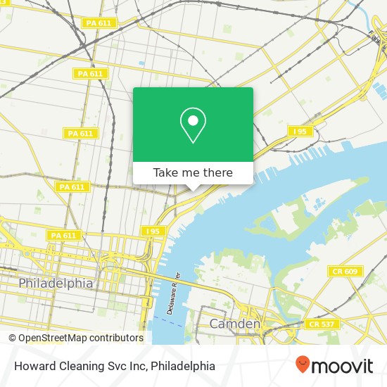 Mapa de Howard Cleaning Svc Inc