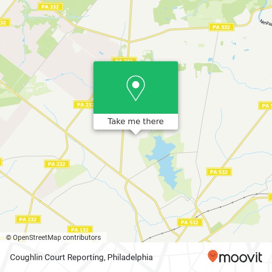 Coughlin Court Reporting map