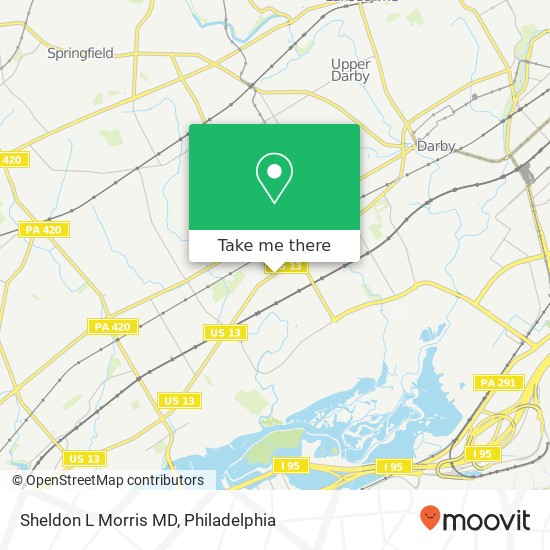 Sheldon L Morris MD map