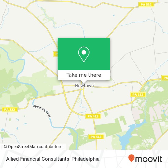 Allied Financial Consultants map